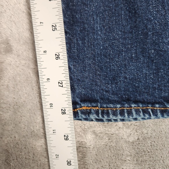 Levi's 541 Jeans Men's 33X28 (Tag 33X30) Blue Premium Zip Up‎ Straight Wide Leg - Picture 4 of 16